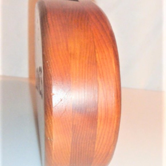 Hand Carved Wood BANK Loonie Bank Coin Collection Saving Handmade Wood Bank - Picture 3 of 5